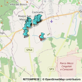Mappa Via Per, 13060 Roasio VC, Italia (1.89615)
