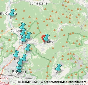 Mappa Via Paolo VI, 25075 Nave BS, Italia (4.95385)