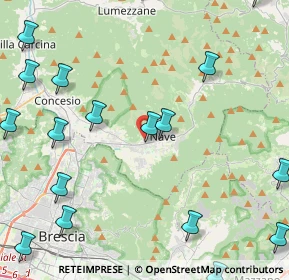 Mappa Via Paolo VI, 25075 Nave BS, Italia (6.347)