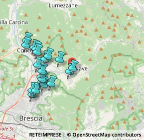 Mappa Via Paolo VI, 25075 Nave BS, Italia (3.807)