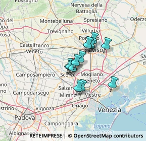 Mappa Via Giuliano De Polo, 30037 Scorzè VE, Italia (7.84)