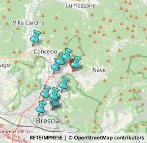 Mappa Via Necropoli Romana Traversa, 25075 Nave BS, Italia (3.33273)