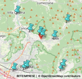 Mappa Via Necropoli Romana Traversa, 25075 Nave BS, Italia (4.84636)