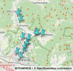 Mappa Via Necropoli Romana Traversa, 25075 Nave BS, Italia (3.46154)