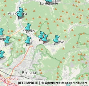 Mappa Via Necropoli Romana Traversa, 25075 Nave BS, Italia (6.1325)