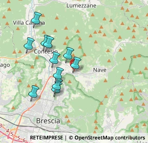 Mappa Via Necropoli Romana Traversa, 25075 Nave BS, Italia (3.35273)