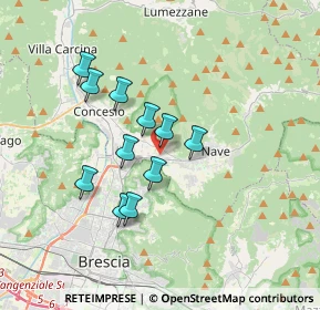 Mappa Via Necropoli Romana Traversa, 25075 Nave BS, Italia (2.88273)