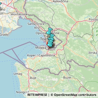 Mappa Via Colombara di Vignano, 34015 Muggia TS, Italia (43.43067)