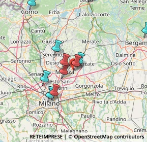 Mappa Via I Maggio, 20863 Concorezzo MB, Italia (16.125)