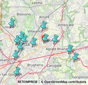 Mappa Via I Maggio, 20863 Concorezzo MB, Italia (4.26154)