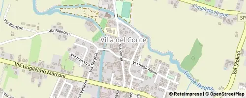 Mappa Villa del Conte