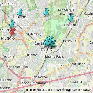 Mappa Via Bartolomeo Zucchi, 20052 Monza MB, Italia (1.53)