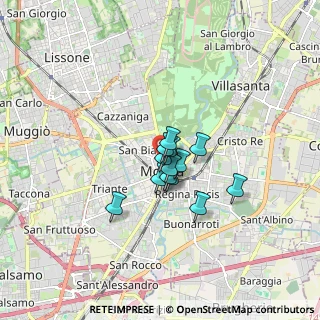 Mappa Via Bartolomeo Zucchi, 20052 Monza MB, Italia (0.93231)