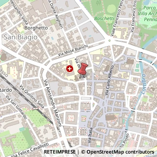Mappa Via Bartolomeo Zucchi, 22, 20900 Monza, Monza e Brianza (Lombardia)