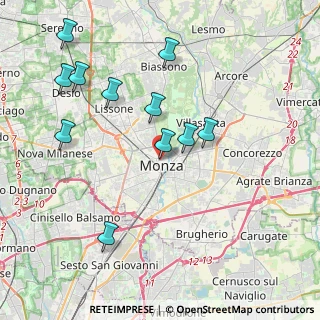Mappa Via Bartolomeo Zucchi, 20052 Monza MB, Italia (4.15182)