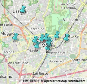 Mappa Via Quintino Sella, 20052 Monza MB, Italia (1.21182)