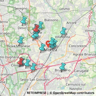 Mappa Via Quintino Sella, 20052 Monza MB, Italia (3.64412)