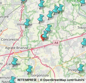 Mappa Via Salvador Allende, 20873 Cavenago di Brianza MB, Italia (6.5045)