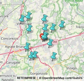 Mappa Via Salvador Allende, 20873 Cavenago di Brianza MB, Italia (2.81733)