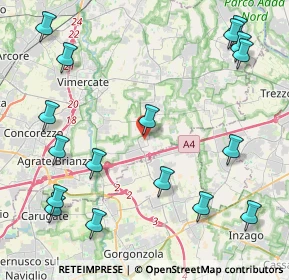 Mappa Via Salvador Allende, 20873 Cavenago di Brianza MB, Italia (5.48588)