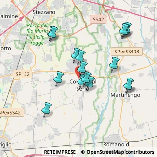 Mappa Via Benedetto Croce, 24055 Cologno Al Serio BG, Italia (3.74125)