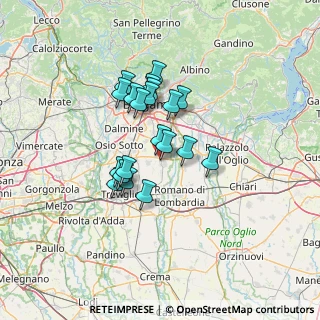 Mappa Via Benedetto Croce, 24055 Cologno Al Serio BG, Italia (10.222)