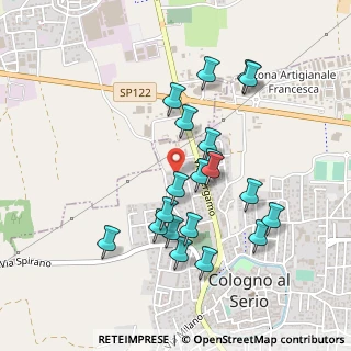 Mappa Via Benedetto Croce, 24055 Cologno Al Serio BG, Italia (0.438)