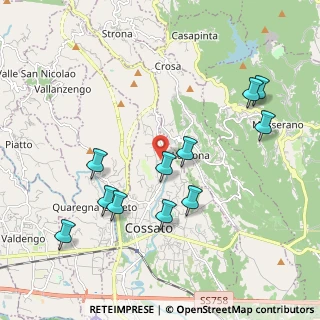 Mappa Via Maffei, 13836 Cossato BI, Italia (2.08818)