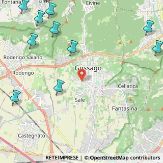 Mappa Via del Pesce, 25064 Gussago BS, Italia (3.50083)