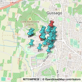 Mappa Via del Pesce, 25064 Gussago BS, Italia (0.25517)