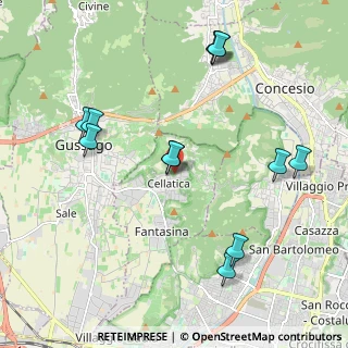 Mappa Via Trebeschi, 25060 Cellatica BS, Italia (2.24)