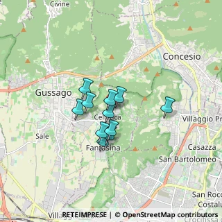 Mappa Via Trebeschi, 25060 Cellatica BS, Italia (1.09818)