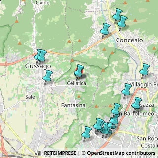 Mappa Via Trebeschi, 25060 Cellatica BS, Italia (2.781)