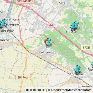 Mappa Piazza Don Lorenzo Milani, 25033 Cologne BS, Italia (3.64333)