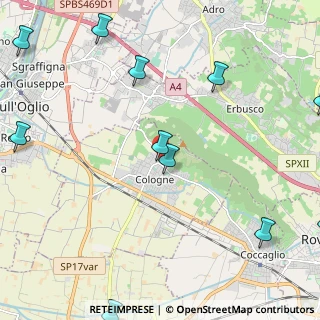 Mappa Piazza Don Lorenzo Milani, 25033 Cologne BS, Italia (3.41077)