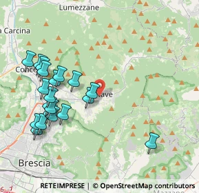 Mappa Via Fanti D'Italia, 25075 Nave BS, Italia (4.3415)