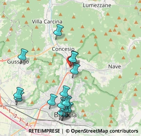 Mappa Via Passo del Brennero, 25136 Brescia BS, Italia (4.5025)