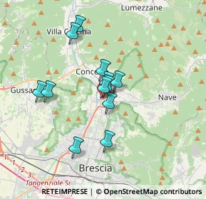 Mappa Via Passo del Brennero, 25136 Brescia BS, Italia (2.71583)