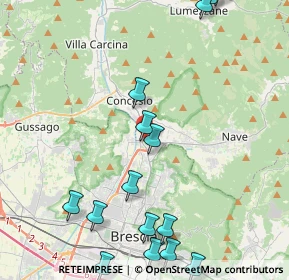 Mappa Via Passo del Brennero, 25136 Brescia BS, Italia (5.63875)