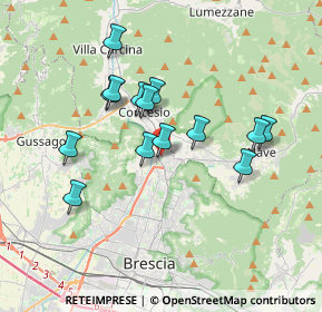 Mappa Via Passo del Brennero, 25136 Brescia BS, Italia (3.15571)