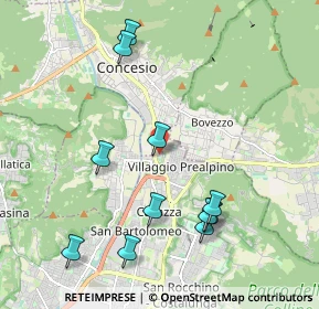 Mappa Via Passo del Brennero, 25136 Brescia BS, Italia (2.17182)