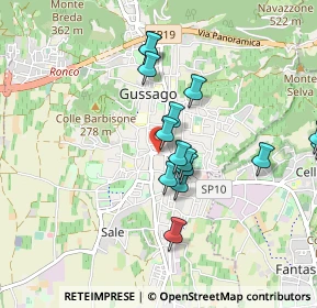 Mappa Via Dante Alighieri, 25064 Gussago BS, Italia (0.83333)