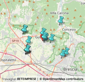 Mappa Via Dante Alighieri, 25064 Gussago BS, Italia (2.856)