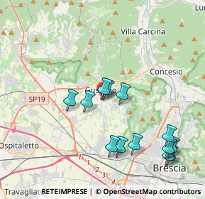 Mappa Via Dante Alighieri, 25064 Gussago BS, Italia (4.09846)