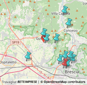 Mappa Via Dante Alighieri, 25064 Gussago BS, Italia (4.29417)