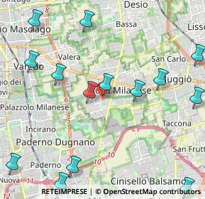 Mappa Via Giuseppe Mazzini, 20834 Nova Milanese MB, Italia (2.77143)