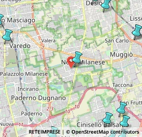 Mappa Via Giuseppe Mazzini, 20834 Nova Milanese MB, Italia (4.092)