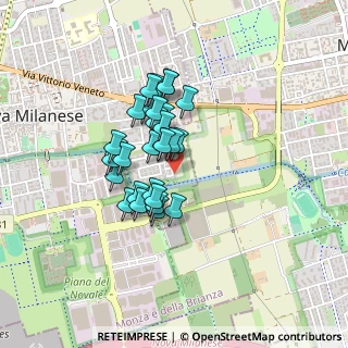 Mappa Via Carlo Porta, 20834 Nova Milanese MB, Italia (0.31379)