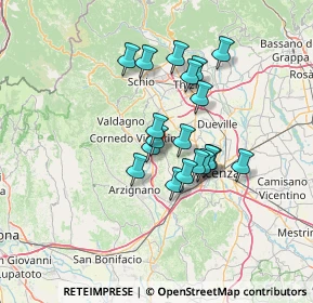Mappa , 36070 Castelgomberto VI, Italia (10.52947)
