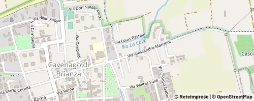 Mappa Cavenago di Brianza